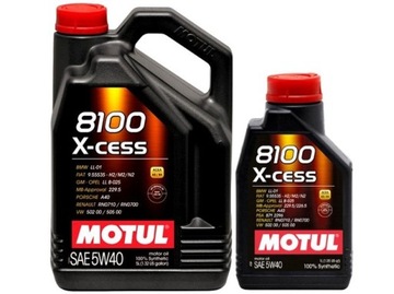 MOTUL 5W40 8100 X-CESS SET 5л+1л