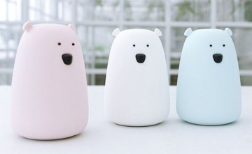 Светильник SILICONE BEAR, маленький Rabbit&Friends Розовый