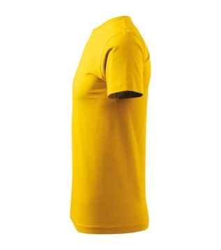 Pánske tričko okrúhly výstrih Malfini žltá veľkosť L