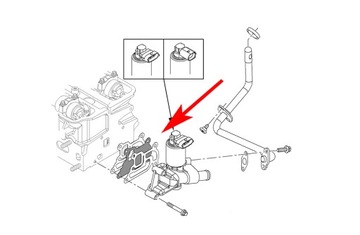 Заглушка EGR OPEL 1.0 1.2 1.4 Astra H Corsa B/C