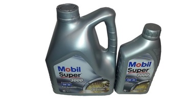 OLEJ MOBIL SUPER 3000 X1 FORMULA FE 5W30 5L 4L + 1
