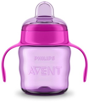 AVENT СЕРЕБРЯНАЯ КРУЖКА-БУТЫЛКА 200 МЛ НОВАЯ СЕРИЯ 6M+