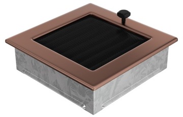 фото ориг. №6, Lattice ventilation galvanized grilles 17x17 centimeters copper