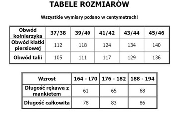 WILLSOOR Koszula Biała Łamany Kołnierz 176-182, 45