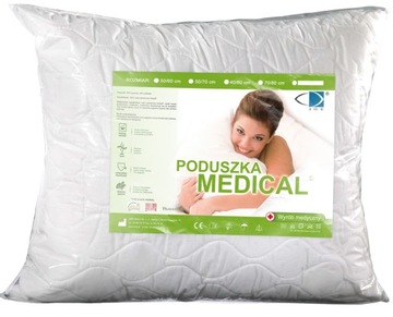 POLSKA PODUSZKA MEDICAL 70X80 70 ZAMEK AMW 95*C