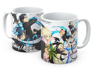 KUBEK anime manga Blue Exorcist 330ml + imię napis