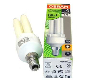OSRAM ŚWIETLÓWKA KOMPAKTOWA DULUX 7W=36W E14 2500K