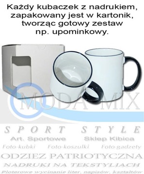 Kubek z nadrukiem PŁONĄCA PIŁKA + imię lub ksywka