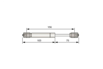 ПРИВОД ПОДЪЕМНИКА КАПОТА MINI SHORT 60N