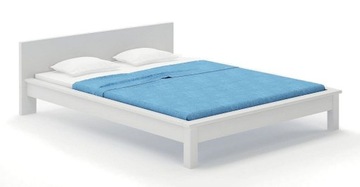 DSI-meble: Drewniane sosnowe Łóżko NORDEN 200x200