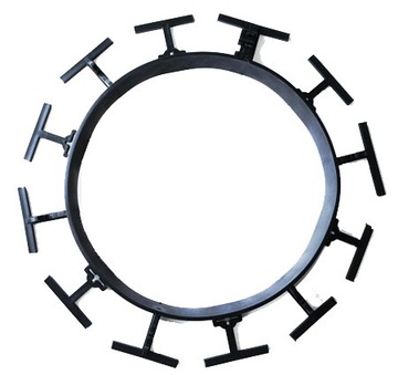 OBRZEŻE TRAWNIKOWE OGRODOWE Palisada 78mm EKO BORDER 7,8cm 40m + 200 KOTEW