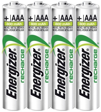 4x АККУМУЛЯТОРНЫЕ БАТАРЕИ ENERGIZER EXTREME AAA R03 800 мАч