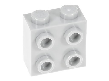 LEGO Klocek wypustki 1x2x1 22885 szary jasny - 2 szt.