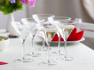 Набор бокалов для мартини, Altom Design Diamond, 260 мл, 6 предметов