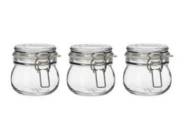 Słoik z pokrywką IKEA KORKEN 3 szt. 130ml weki