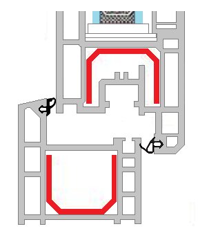 фото ориг. №7, Gasket window gaskets window for the window windows pvc s - 1172 aluplast
