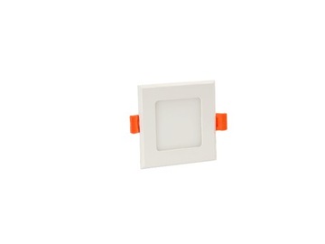 Podtynkowa oprawa sufitowa downlight LED 6W biała 4000K kwadratowa