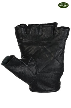 RĘKAWICE Rękawiczki BEZ PALCÓW Skórzane (mt) XL