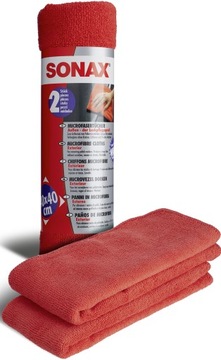 SONAX ściereczka z mikrofibry 40x40cm 2x 04162410