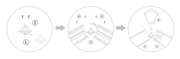 Listwa Przyblatowa 37mm PCV ALUMINIUM SATYNA 3m (2m + 1m) + 15 Wkrętów