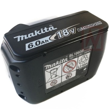 Аккумулятор Makita BL1860B 6 Ач Оригинал