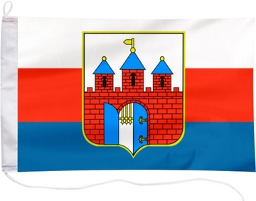 Flaga Bydgoszczy Bandera Jachtowa 30x20cm