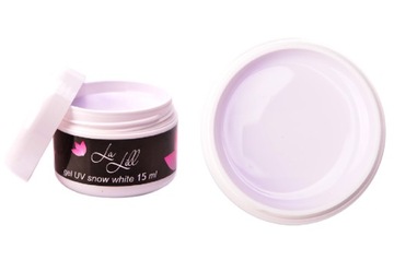 ŻEL UV BUDUJĄCY JEDNOFAZOWY SNOW WHITE BIAŁY 15ml