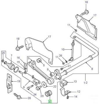 ACE Land Rover Discovery II 2 втулки привода