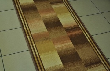 БЕГУНКА IKAT RUNNER С РЕЗИНОВЫМ ПОКРЫТИЕМ, ШИРИНА 100см, КОРИЧНЕВАЯ