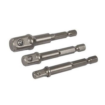 ZESTAW ADAPTERÓW DO WKRĘTARKI 1/4 3/8 1/2