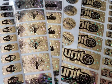 NH-210 - 12x12mm HOLOGRAM, PLOMBA ZABEZPIECZAJĄCA