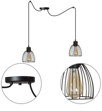 Подвесной светильник Spider Retro LOFT Modern LED E27