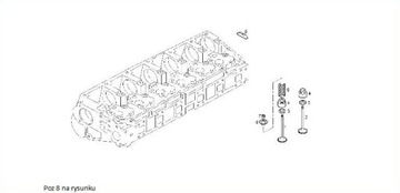 Мост клапана IVECO 500387999 Курсор 8 F2B