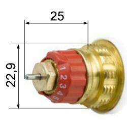 ВСТРОЕННЫЙ КЛАПАН RA-N DANFOSS 013G7380