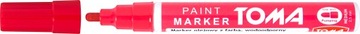 Marker metalu opon plastiku wodoodporny czerwony