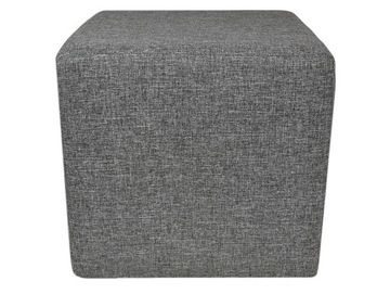 Pufa kostka 40X40 melanż szary producent Kongo