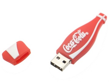 PENDRIVE 16GB USB BUTELKA COCA COLA CZERWONY BIAŁY