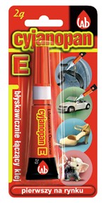 Klej Super Glue Cyjanopan do łączeń elastycznych