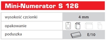 ШТАМП лучший NUMERATOR COLOP S126 ДЕШЕВО