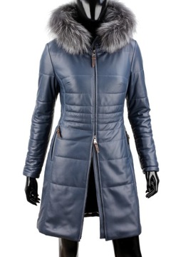 Dámsky kožený kabát Zimný DORJAN ANG074 XL