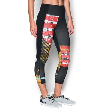 DAMSKIE LEGGINSY UNDER ARMOUR SPORTOWE NA FITNESS 7/8 S