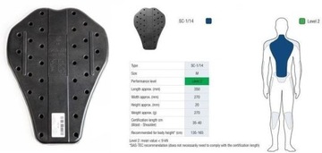SAS-TEC Protector, задняя защита, вставка M
