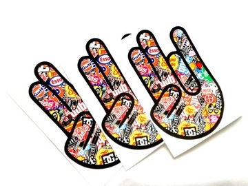 SHOCKER HAND GERMAN CULT classic naklejka sticker