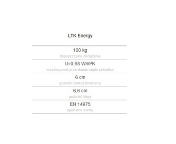 FAKRO LTK Энергетическая лестница 60x120 (h= 280)