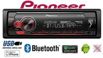 PIONEER MVH-S410BT USB BT IPHONE RADIO SAMOCHODOWE