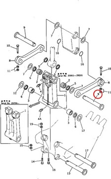 KOMATSU PC200 ШТИФТ 2067053140