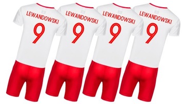 Футбольная форма LEWANDOWSKI 9, размер 146