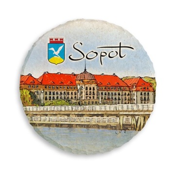 Magnes na lodówkę kamień SOPOT GRAND HOTEL 428 M