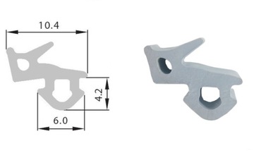 Уплотнители, уплотнитель окон ПВХ S-1127 A