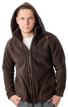 Polar Męski Bluza Polarowa Męska MAX01 3XL brązowa